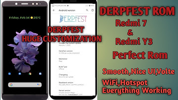 [Review] Derpfest Os For Redmi 7/Redmi Y3|Perfect rom for daily Drive|Best Official Rom for Redmi 7|