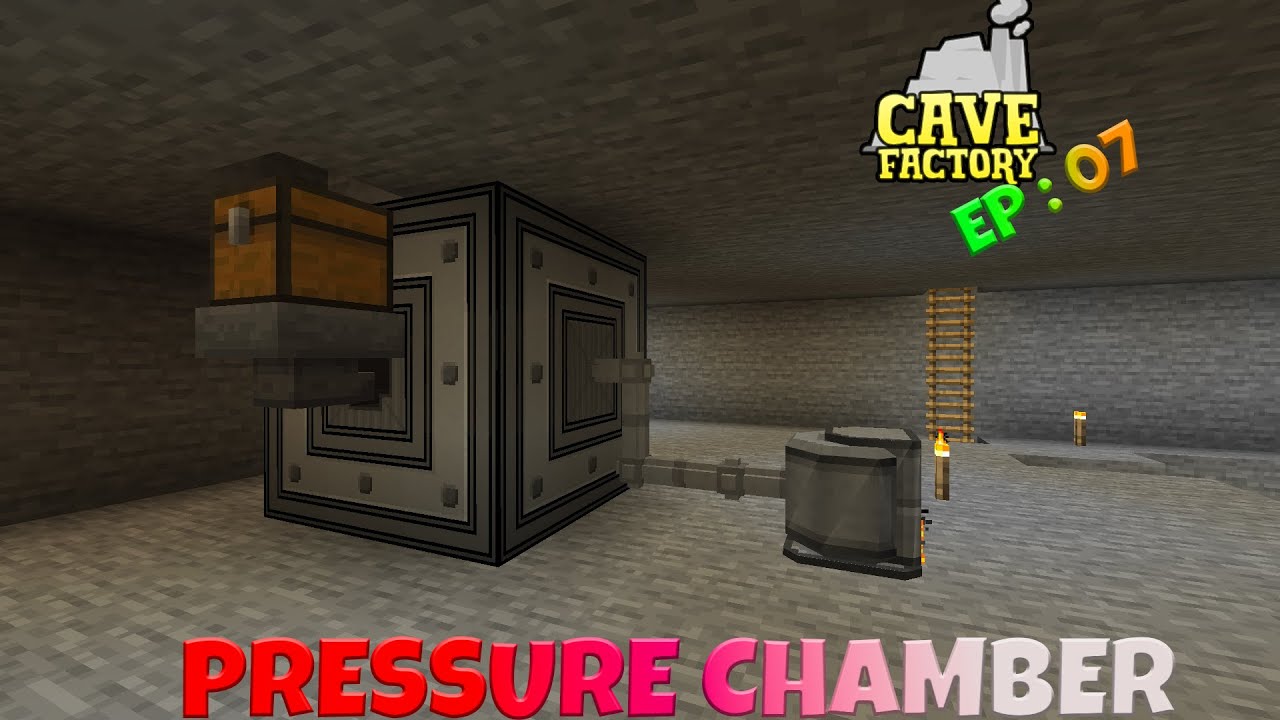 Glat Gøre mit bedste handling PRESSURE CHAMBER, CAVE FACTORY, EP : 07,#minecraft#MODED - YouTube