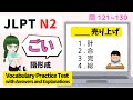 ( )に入る言葉はどれ?【 N2 】文字・ごい(Vol.12)
