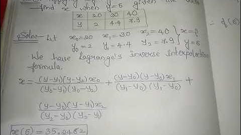 #18MAT21#(Lecture 8)Module 5:- Numerical Methods