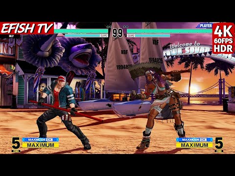 Billy Kane vs Darli Dagger (Hardest AI) - KOF XV