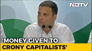 Rahul Gandhi Says Demonetisation "Scam" Aimed To Help Crony Capitalists