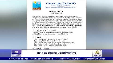 Giới thiệu cuộc thi Ước Mơ Việt kỳ 2