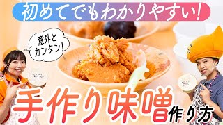 【腸活 食事】味噌の作り方！手作りで簡単に自分だけの味