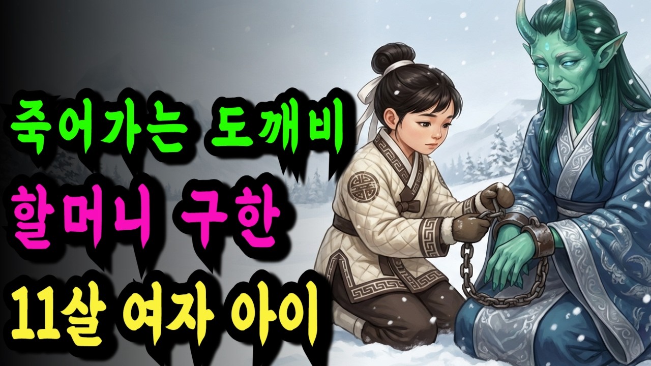 죽어가는 도깨비 할머니 살려준 쫓겨난 11살 고아 여자아이ㅣ옛날이야기ㅣ만담ㅣ야담ㅣ설화ㅣ조선만담ㅣ조선야담ㅣ오디오북ㅣ조선시대ㅣ