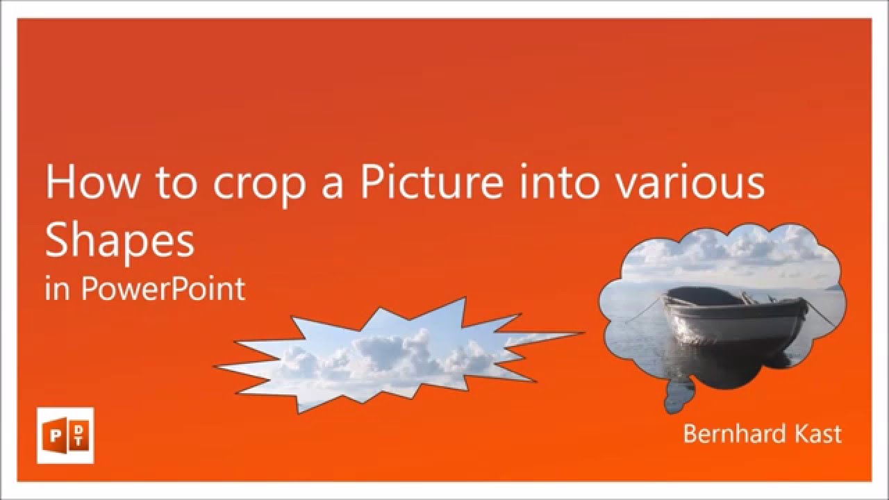 How to crop a Picture into various Shapes in PowerPoint 