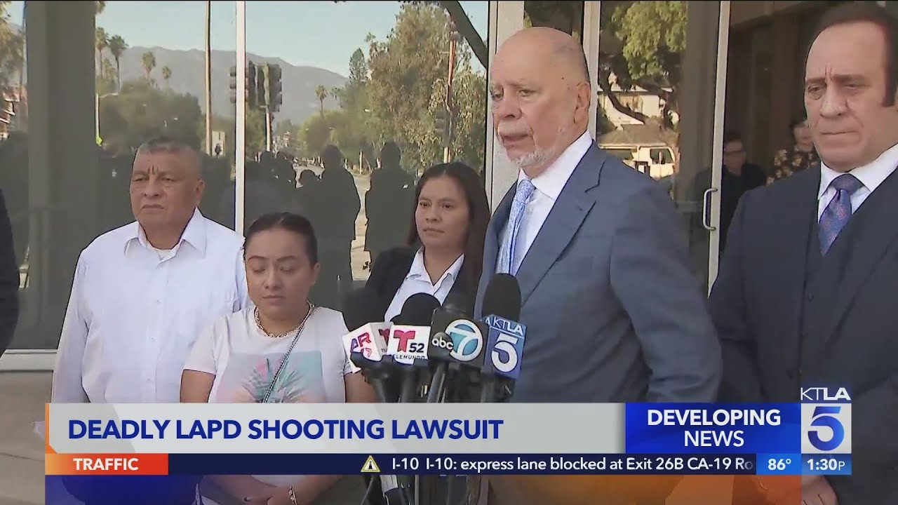 Family announces lawsuit against LAPD in fatal shooting of 22-year-old ...