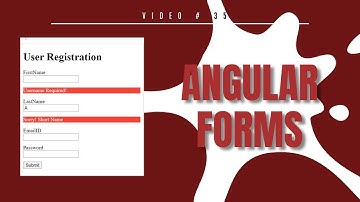 Introduction to Template-Driven & Reactive Forms | Video # 35 | Code with Kaleem