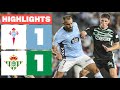RC Celta 1-1 Real Betis | Resumen de la Jornada 6 de La Liga ⚽