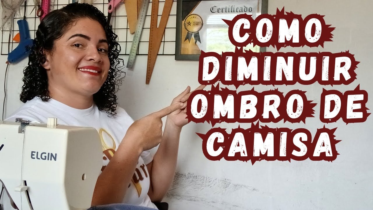 Como diminuir ombro de camisa!