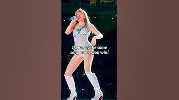 If you say the same song as me, you win! #taylorswift #viral #taylorsversion #swiftie #music #lover