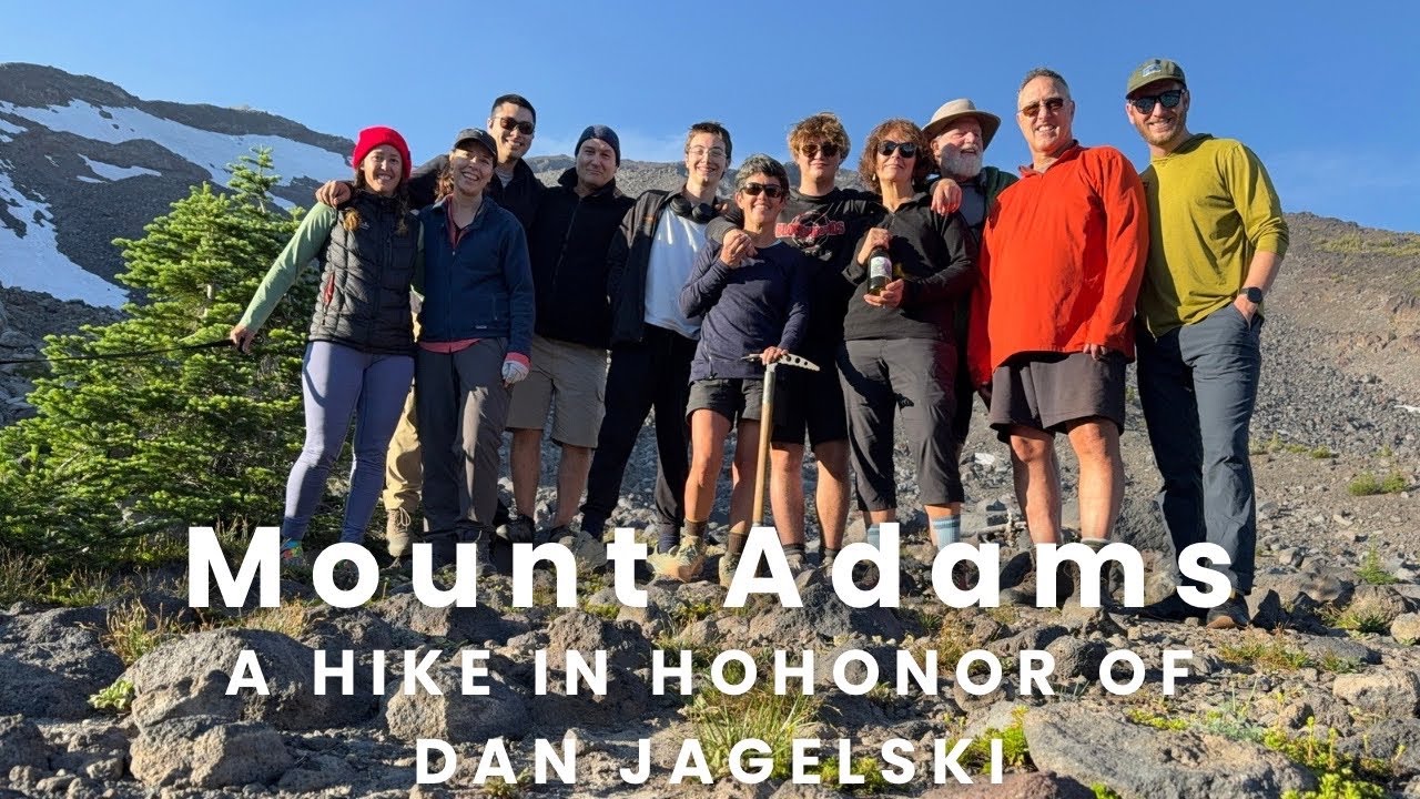 Hiking Mount Adams in honor of Dan Jagelski. 