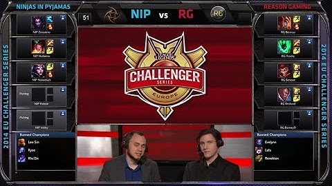 Ninjas in Pyjamas vs Reason Gaming | Game 1 SemiFinals of EU Challenger Series #2 | NIP vs RG G1