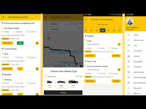 Créez votre Application de Réservation de Taxi