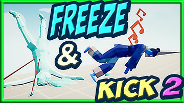 Freeze & Kick2! Taekwondo + 2 Ice Archer vs Every Faction 3v1 + Bonus - TABS Bug DLC Gameplay