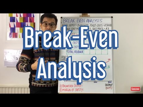 Video: Ano ang break even analysis at mga gamit nito?