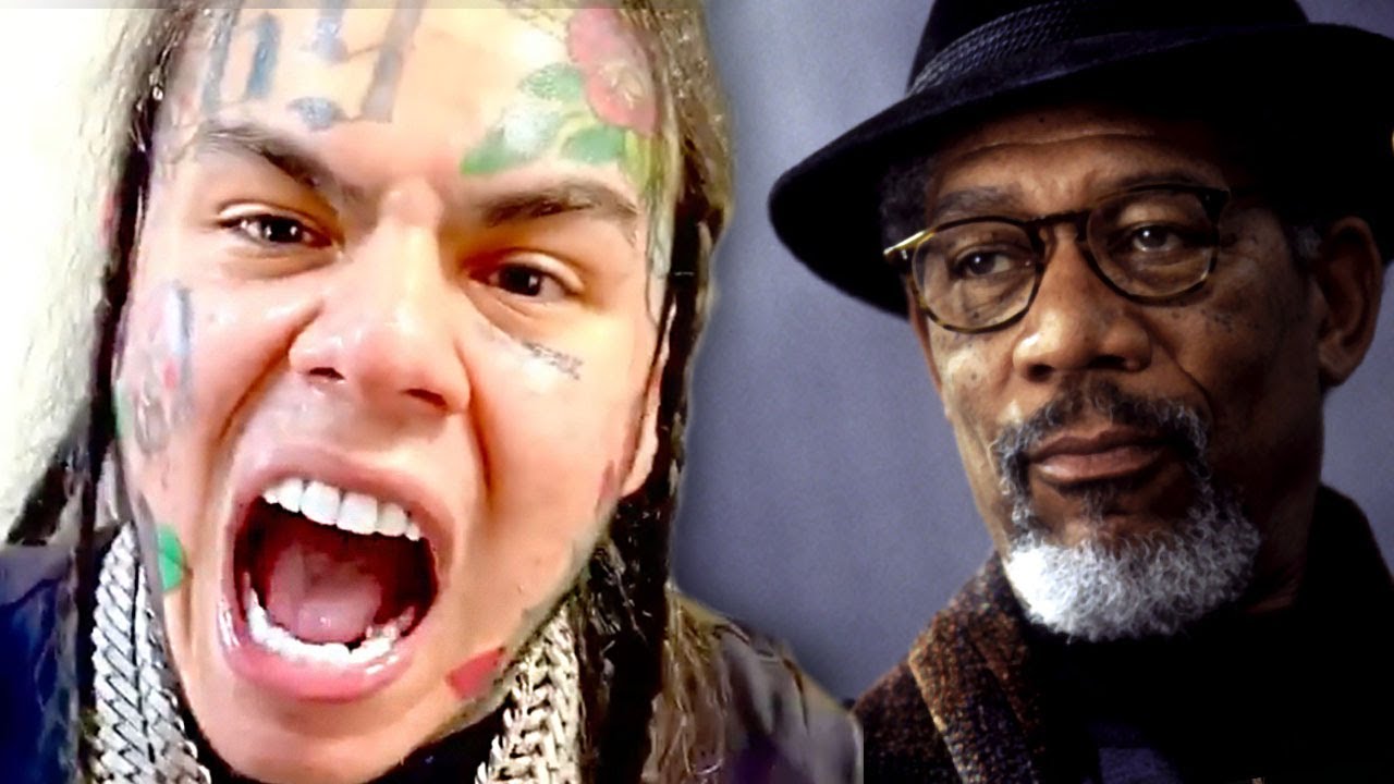 6ix9ine Dissed By Morgan Freeman & 21 Savage In New Song