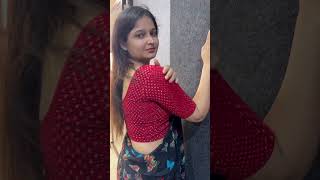 Pure Cotton 4-Way Stretch Readymade Blouse for Women .#readytowearblouse #viralvideo #blouse e