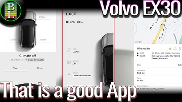 Volvo EX30 - a detailed tour through the App control