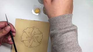 A gilding tutorial, using shell gold - with Jeea Mirza