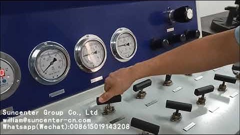 Suncenter computer control model PSV Test Bench