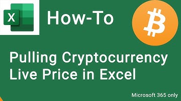 How to pull Cryptocurrency Price in Excel