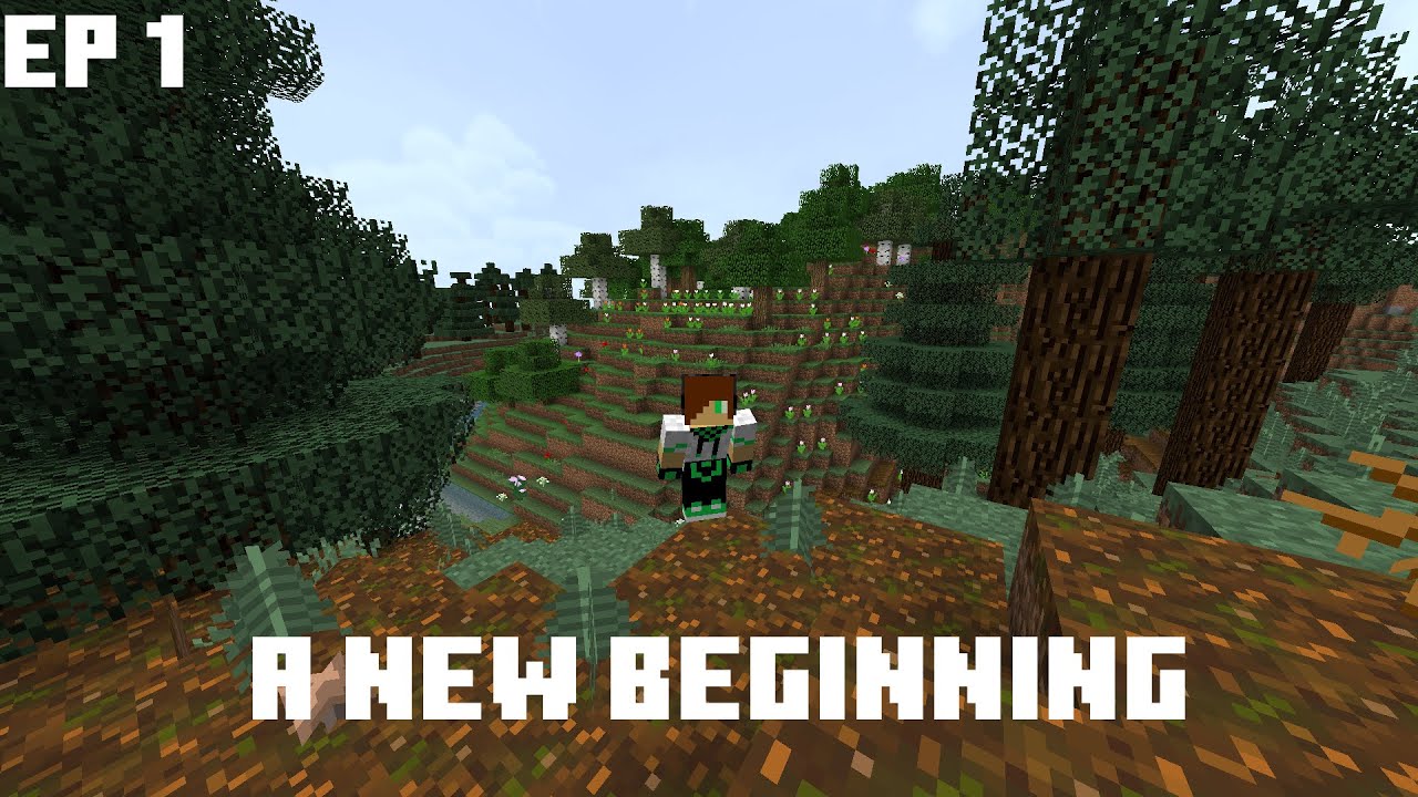 Minecraft Lets Play Episode 1: A new Beginning - YouTube