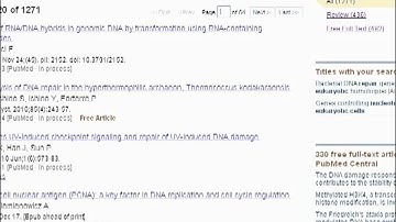 PubMed: Finding primary research and review articles