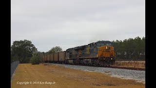 CSX Brooksville Sub Coal Train Chase - January 13, 2018
