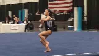 Floor from 2016 Level 9 Easterns (Age: 13)