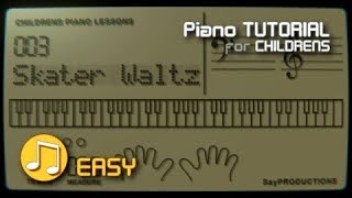 The Skater's Waltz - Piano Tutorial