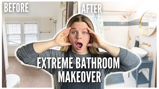 EXTREME Bathroom Transformation | A Complete StarttoFinish Story