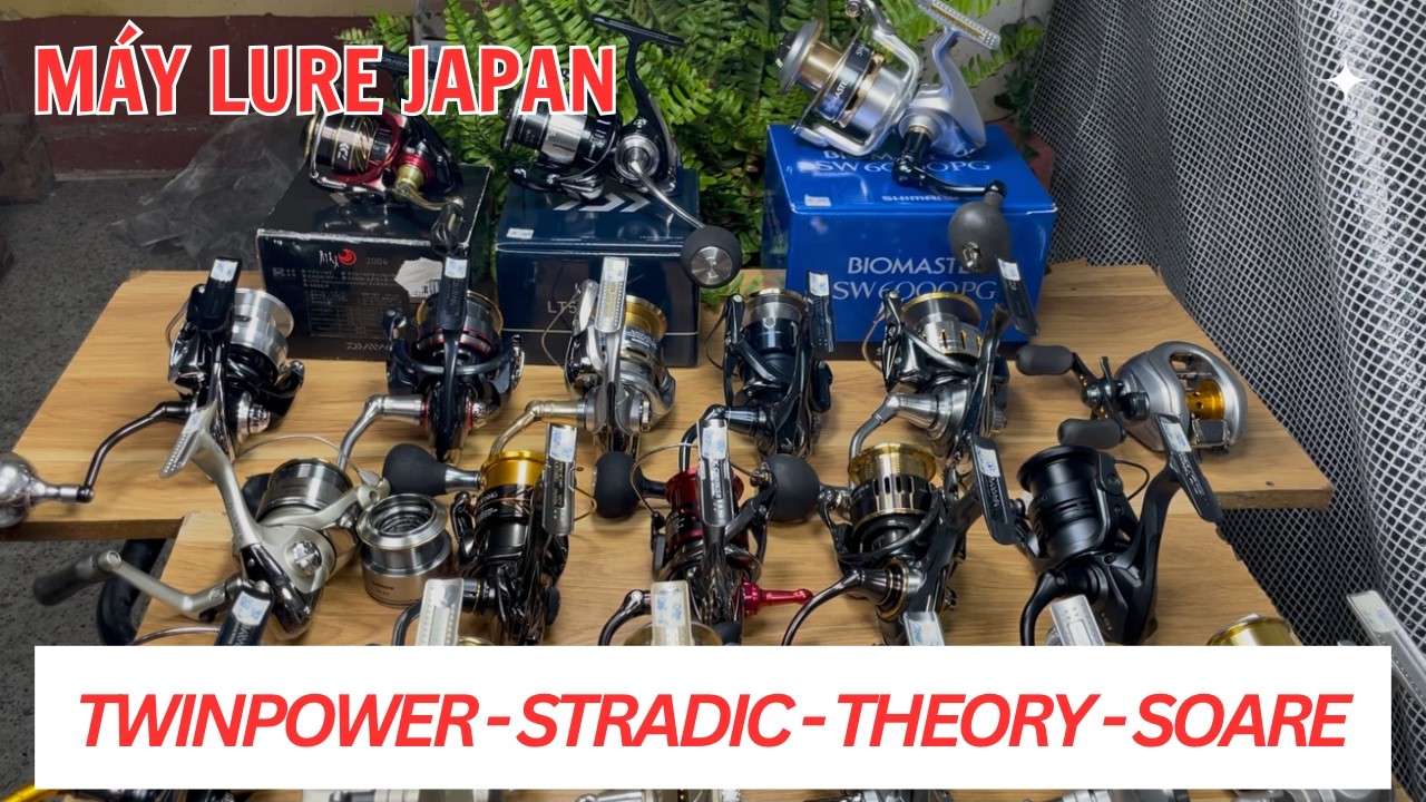 Máy Câu Nhật : Twinpower, Stradic,Soare Ci4+, Exsence,  Theory - Video 18