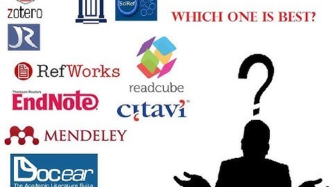 Tutorial 8: Which is the Best Reference Manager for Word and Latex? Jabref vs Zotero vs others