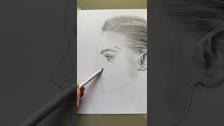 Creating a Captivating Side Profile Portrait | Pencil Drawing Process