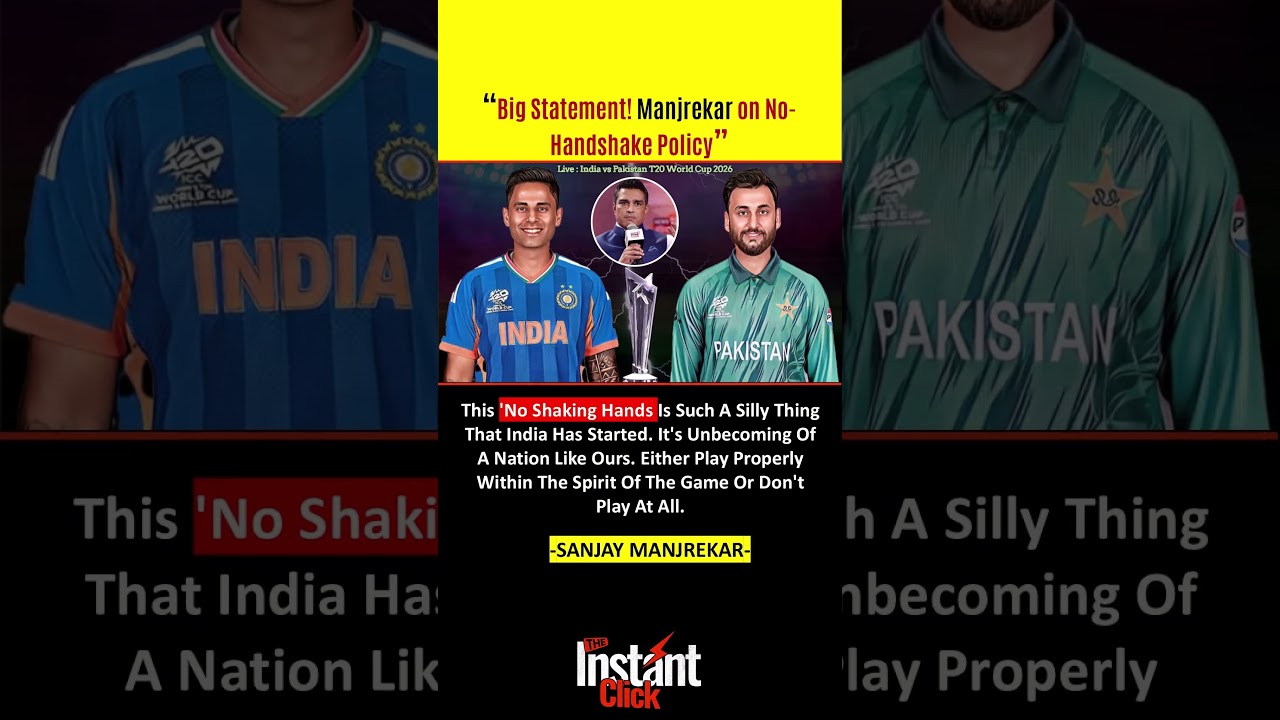 Manjrekar SLAMS ‘No Handshake’ Policy? 😳🏏