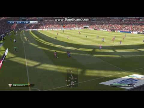pes 15 (become a legend # 9) ატლეტიკო ბილბაო ეიბარი0-0(პირველი ტაიმი)