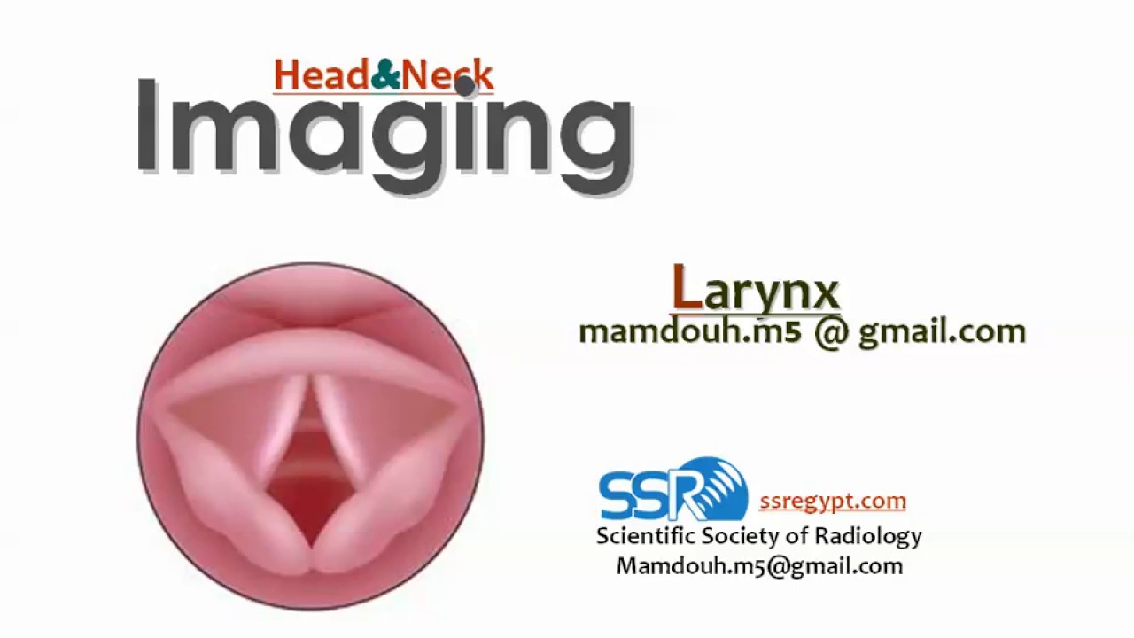 13 Larynx Imaging prof.Mamdouh Mahfouz (2019 edition) YouTube