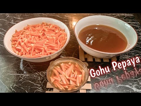 Resep Gohu Pepaya Khas Manado