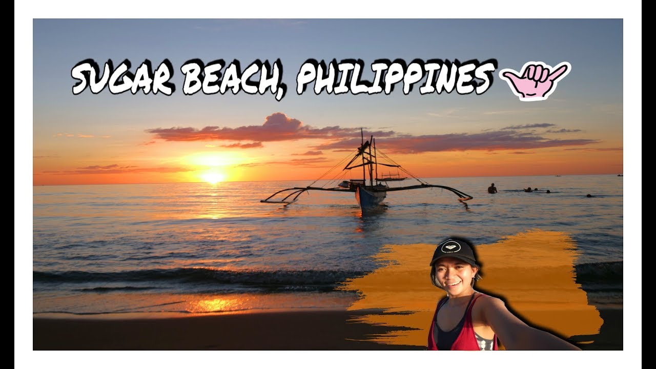 Pinay Canadian couple: SUNSET AT THE SUGAR BEACH, PHILIPPINES