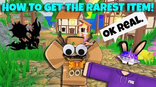 HOW TO GET THE RAREST ITEM IN ROBLOX TREASURE QUEST! ALL SECRET STEPS FULL TUTORIAL!
