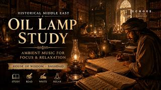 Oil Lamp Study | Historical Middle Eastern Ambience for Deep Focus