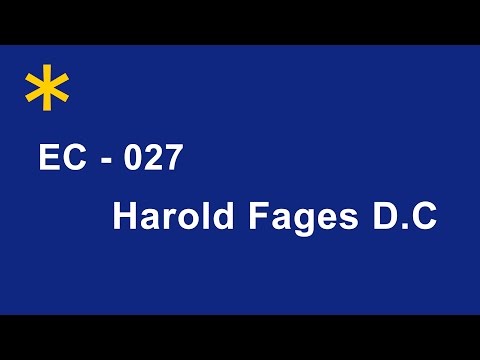 EC - 027 : Harold Fages D.C
