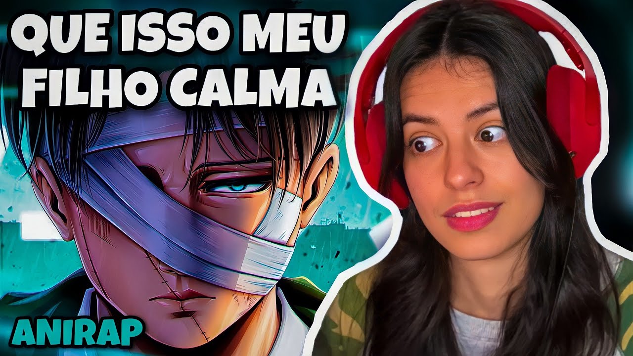 REACT Rap do Levi | Minha Última Missão | Levi Ackerman | AniRap | gostosa reagindo