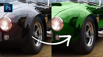 Comment changer la couleur d'une voiture sur Photoshop ?