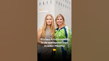 Prinses Amalia treedt in de voetsporen van moeder Máxima | RTL Boulevard