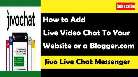 How to Add LIVE CHAT WIDGET in Blogger | JIVOCHAT [2020] | Video Tips