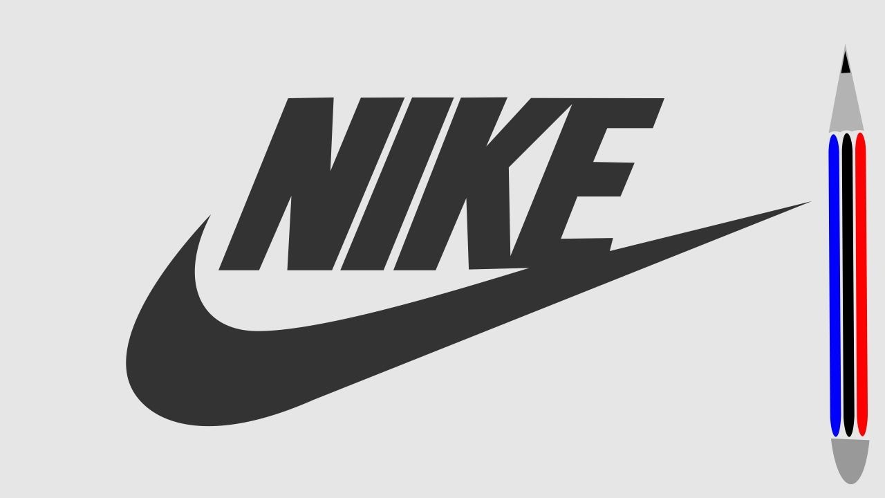 comunidad Encogimiento Mercurio How To Draw Nike Logo - YouTube