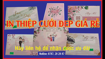 #1001 Mẫu thiệp cưới đẹp giá rẻ  - Thiệp cưới mẫu mới / Thiệp cưới hiện đại - Phôi thiệp cưới giá rẻ