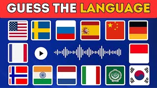 Guess the Language by Voice? 🌍Language Challenge